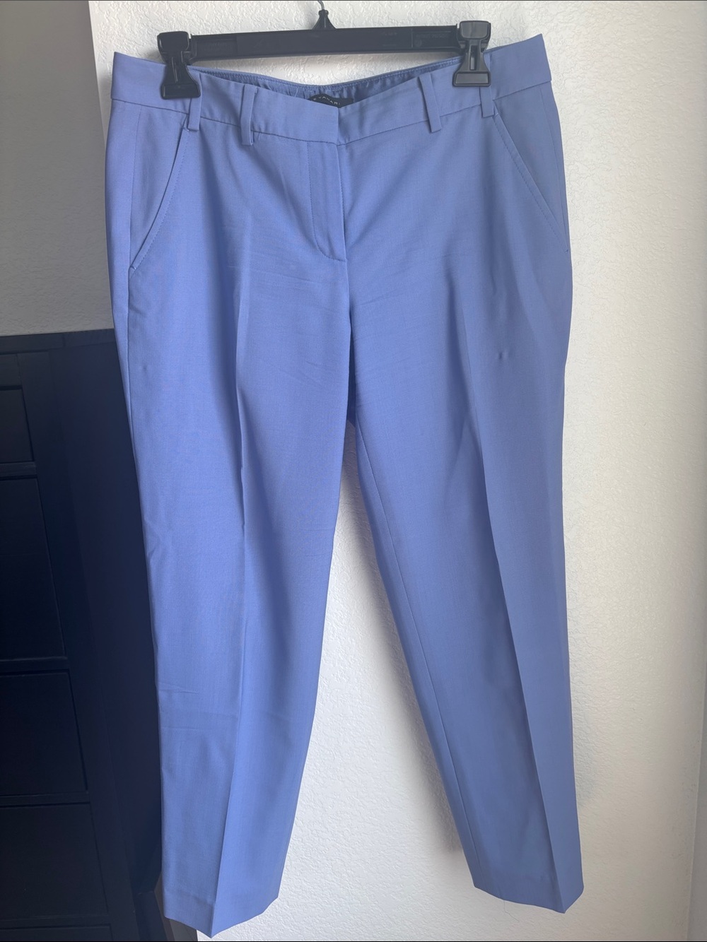 Elie Tahari Periwinkle Blue Tailored Crop Dress Trousers